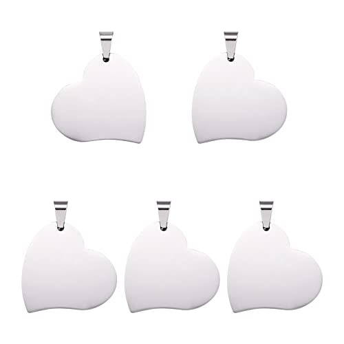 304 Stainless Steel Flat Ronde Blanco Stempelen Tag hangers Etching Graving Tags met Squeeze Bail voor sieraden het maken van huisdier hond naam ID-tags, roestvrij staal Sterling zilver zilver zilver