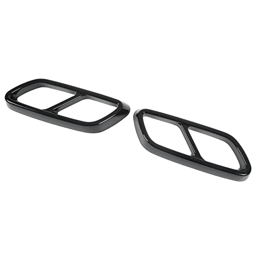 Achteruitlaatmuffler en uitlaatbuisdeksel voor C-klasse W206 vanaf 2021 (glanzend zwart) 3