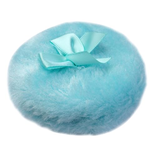 Zee 4 st. Grote Fluffy Powder Puff 9cm Super zacht afwasbaar herbruikbare pluche gezicht lichaam poeder puff los poeder puff nat en droog make-up gereedschap 5