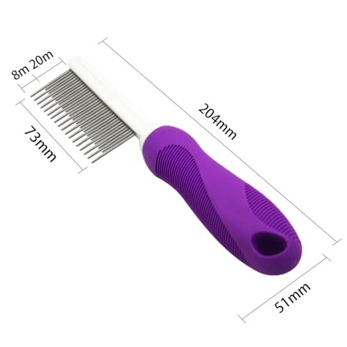 Sea Animal kam kam bevestiging met lange en korte roestvrij stalen tanden voor het ontwarren van jassen en het verwijderen van klauwen van onderlaag 4