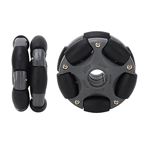 58mm Plastic Omni Wheel Dubbele Row Rotary Omni Directional Wiel met hub voor NXT en Motor, hoge laadcapaciteit 5
