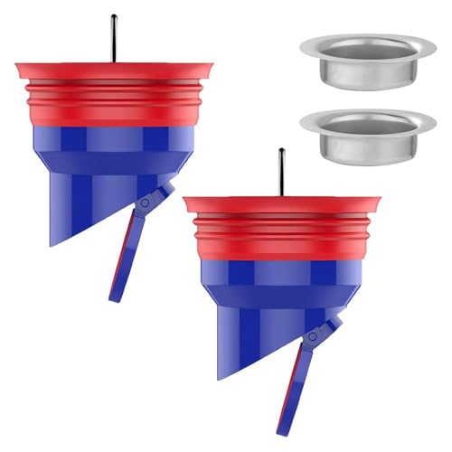 Zee 2pcs Drain backflow Bescherming Badbekken Douche Drain Insert Plug Anti geur douche Stopper
