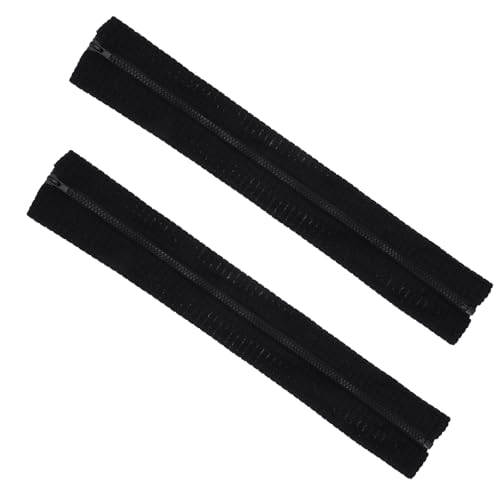 1 Paar Zipper Kantoorstoel Armhoesjes, Spandex Stretch Afneembare armleuning Hoes, Elastische Stretch stoel Armpad Slipcover, Office Chair Hand Rest Beschermers voor Office Chair (Zwart)