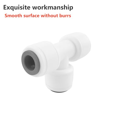 1Pcs T-type Quick Connect, Tee 5/16" Reverse Osmose Tubing Connector, voor waterzuiveraar en waterdispenser 5