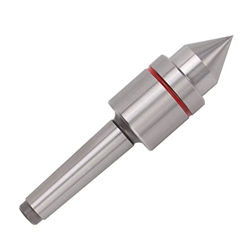 Levend middelste, drievoudige lagers Goede nauwkeurigheid Waterdicht 140mm Totale lengte 60° conische staart Midden Carbon Steel voor CNC