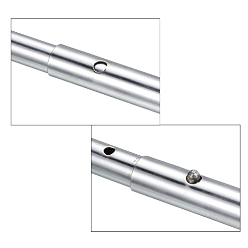 8 x 6,5mm Kajak Paddle Cabinets, 5st Rod Push Knop Solid Steel Spring Clip Knop Vergrendelen Enkele Buis voor Camping Tent Tent Bar 5