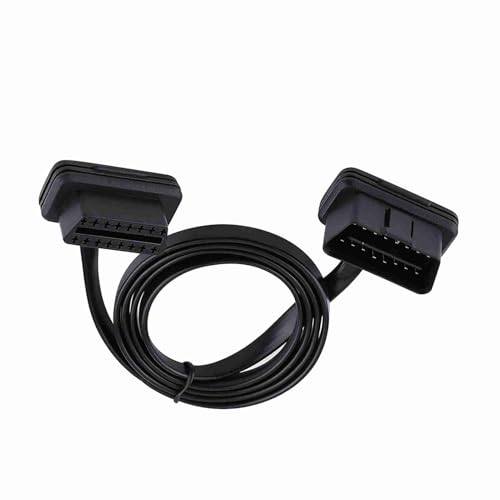 Kenmerkende 16 Pin Plug Bus OBD2 Kabel-uitbreiding Kabelscanner codelezer (100cm)-Odb uitbreidingskoord