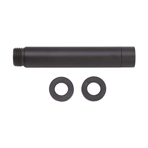 Douche uitbreiding Pijp 4 Inch G1/2 draad Roestvrij staal Modern Hand Douche arm uitbreiding voor badkamer accessoire zwart