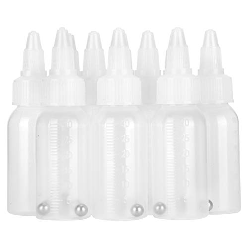 30Ml Lege verffles Corrosieweerstand Pigment Condiment Container met schaal Luchtborstel Potten Verfflessen Jar 30 Ml Mengen met ballen voor Mixer Hersluitbaar