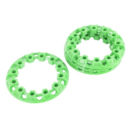 6 Inch ATV Wheel Cover Hub Bescherming Decor Plastic Banden Decoratie Rim Beschermer Universeel voor Go Kart ATV (GREEN)
