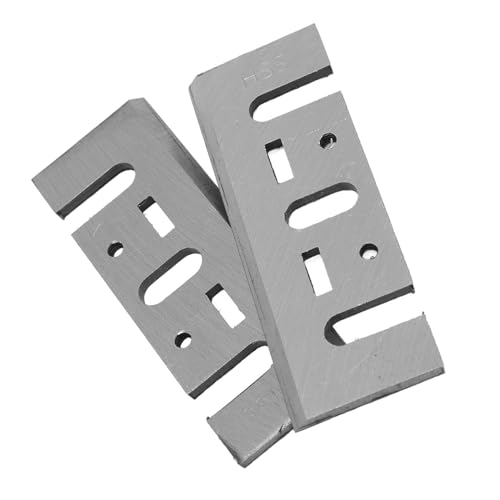2Pcs Planer Blades HSS 82mm Elektrische Planer Messen, Hoge kwaliteit stalen Blades met hoge snelheid Resparenable voor hardhout, Softwood, Plywood 5