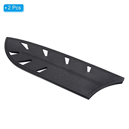 Plastic veiligheidsmes Cover Mouwen voor 7" Santoku mes, 2 Pack Messen Edge Guard Mes Beschermer Universele Mes Scheath voor Keuken, Zwart 3