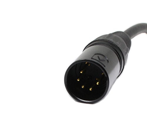DMX 512 5 Pin XLR Man naar XLR Vrouwelijke 3 Pole Stage Lichtkabel met metalen connectoren voor Stage Verlichting en DJ-1.6m 4