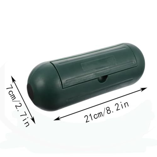 Veilige doos voor uitbreiding Cord, Bescherming Capsule voor Kabel Indoor Gebruik, Beschermende Hoes voor Outdoor Extension Cord, Bescherm Buiten Uitlaat Afdichting Weerbestendig(Groen) 4