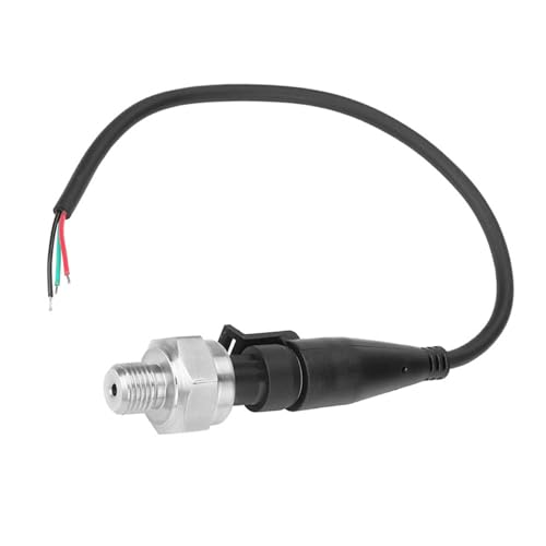G1/4" druksensor, DC 5V RVS druksensor voor waterluchtgas brandstofolie (0-80Psi)