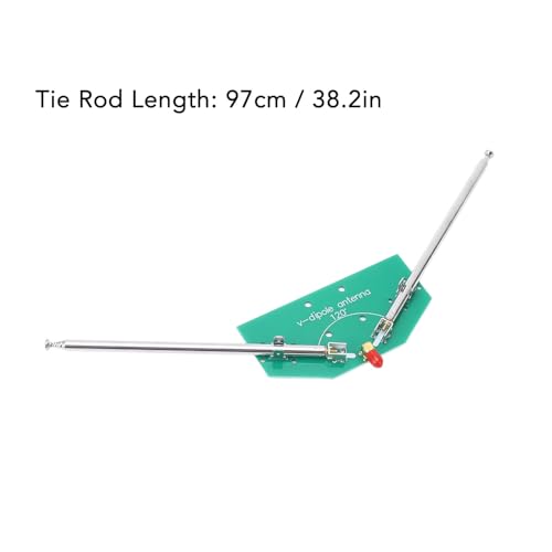 V-Dipole Antenna, Radio Replacement Antenna Universele Indoor Receiver Dipole Antenna Radio Home Indoor FM Ontvanger Antenna met TV Vrouw, TV Antenna 3