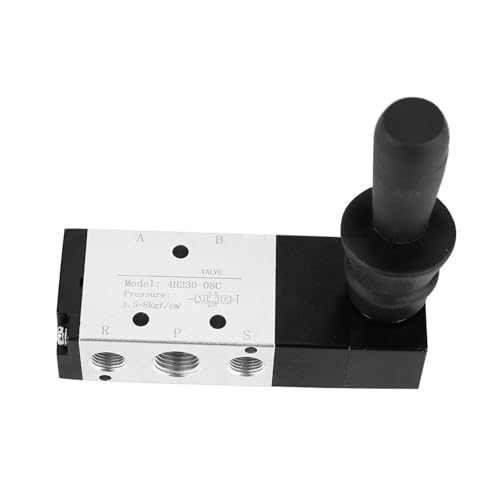 Handmatige luchtklep, 5 poort 3 positie Pneumatische klep 0~0,8Mpa Handleverventiel (4H230-08)