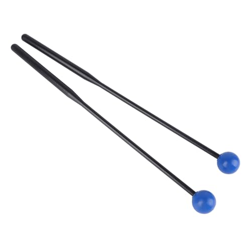 Marimba Mallets Marimba Mallets Xylophone Sticks, Duurzame Percussie Sticks Plastic Rod Percussie Sticks voor Glockenspiels Mallets (Black Rod Blue Head)