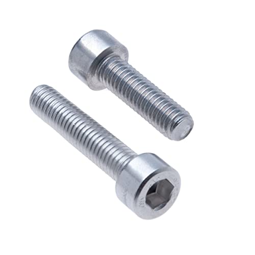 Cilinder Head Cap Schroeven M5x16 (Set van 10) A2 Roestvrij staal Hexagon Socket Allen Key Hex Schroef Bolts Thread bevestigingsmiddelen Cilindrische Heavy Duty Certified Standard DIN912 (5mm x 16mm)