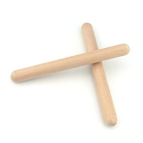 Rhythm Stick, Rhythm Stick Educational Musical Sticks Wood Claves Kids Percussion Instrument for School Music Class (1 Pair)