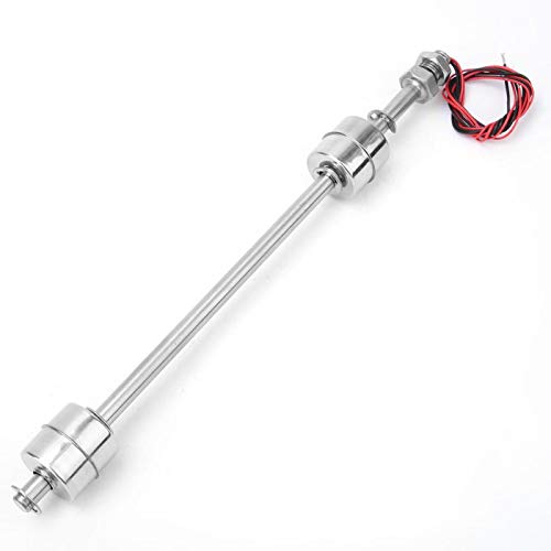 Wired Water Liquid Level Sensor, Roestvrij staal Dubbele Ball Float Switch, voor Tank Pool (250mm)