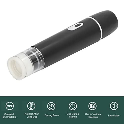 Elektrische luchtpomp handheld Vacuum Sealer Draadloze draagbare snelle Air Outlet Efficiënte opslag voor voedsel en kleding (zwart) 5