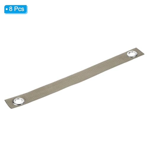 16 Inch Stake Boom Ties 8 Pack Boom Ondersteuning Berichten Boom Straightening Ties met Grommets voor nieuw geplant rechte, bruin 3