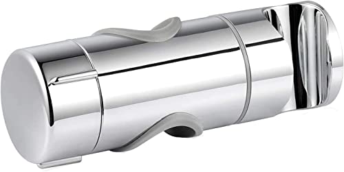 Universele hand douchehouder, verstelbaar, 90 graden flexibel draaibaar, douchehouder voor schuifhouder 19-25 mm buitendiameter, ABS Plastic, Chrome Plated