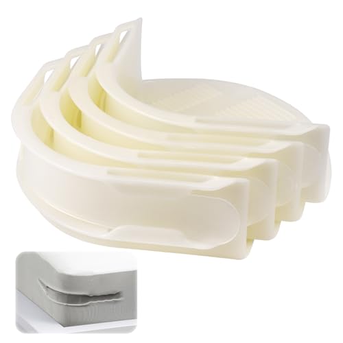 4 st Onzichtbare Lad Bed Cover Fixer, Sheet Holder met vergrendeling Strips, Sheet Holders voor beddengoed, Inbouwvel Clips met Lock Strips, Bed Sheet Grippers, Non-slip Locking Sheet Clamps
