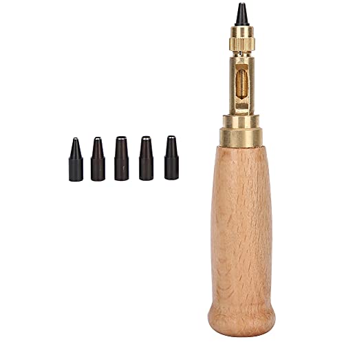 6-Piece verstelbare Japanse schroefgaten boekbinden gereedschap papier Die Craft Punch voor het ponsen lederen riemen