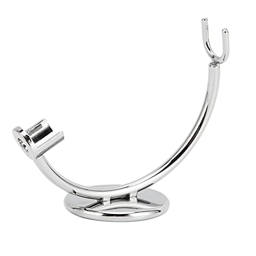 Recht scheerstandaard, Stainless Steel Scheerstandaard, gebogen statief roestvrij staal en gepolijst staal te beschermen en droog scheermes, past op alle scheerapparaten van populaire Me