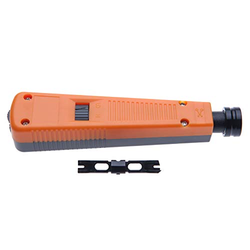 Pons Down Krone-tool van Impact Cable Crimper Punching Wire Insertion Tool met 110/88 Blade voor IDC Connectors, 8P8C keystone Patch Panels, 110 Block Terminals, Cat 5/6/6a Bedradingssystemen 3
