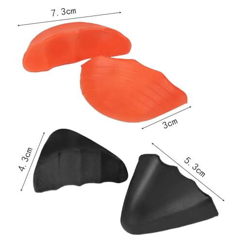 4 paar scholen voor losse scholen, PU-schuim teeninzetten voor scholen te grote inlegzolen om scholen klein te maken voorkomen dat de ziel glijdt voor dames en hier, casual sport