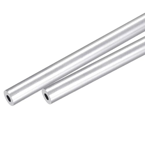 2Scs 6063 Aluminium Ronde Tube, 8mm OD 3mm ID 250mm Lengte Naadloos Aluminium Straight Tube Pipe Tubing voor Industrie DIY Projecten