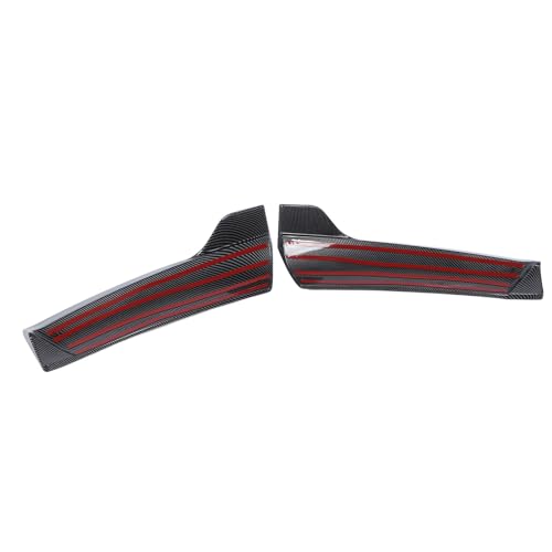 Front Bumper Side Spoiler Corner Cover Canards Splitter Diffuser Spoilers voor Benz V-klasse W447 V260 AMG-Line (Carbon Fiber Style) 5