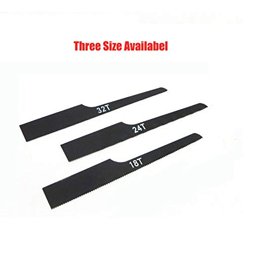 Air Saw Blade, SENRISE 30pcs Air Body Saw Blades Bi-Metal Central Reserve snijgereedschap voor het snijden van een breed scala van materialen zoals plaatmetaal, glasvezel 4