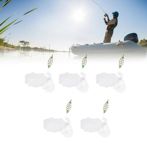 5 Mesh Nylon Gooien Visnet Lichtgewicht voor Vis, 5 stuks, Geschikt voor Zee, Rivier en Meer Vissen