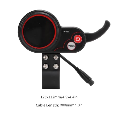 TF-100 Display 48V 6 Pin Communicatie Instrument Controller met USB Opladen, Toepasselijk Model, Weergave Functie voor KUGOO M4 Elektrische Scooter 5