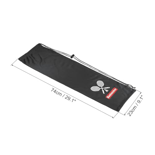 Badminton Racket Cover Bag Soft Badminton Racket Pouch Velvet Drawstring Lining Duurzaam Lichtgewicht voor Badminton Players