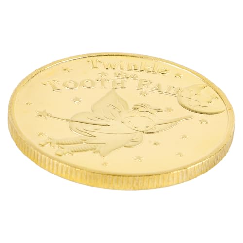 2 st tandenfee munten tandenfee munten geschenken voor jongens en meisjes tandenfee souvenirs gouden tandenfee munten tandenfee geschenk souvenirs 4