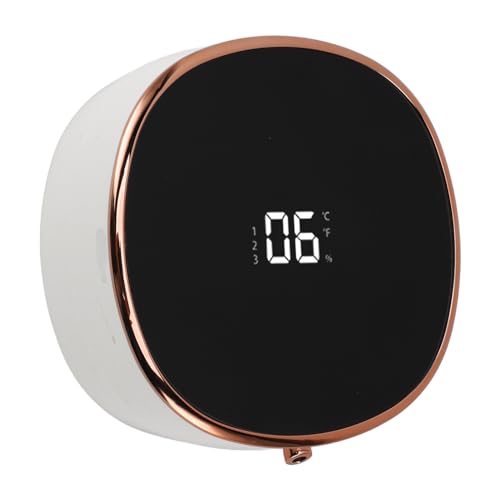 Automatische zeepdispenser, Wall Mounted elektrische zeepdispenser Infrarood inductie schuimende zeepdispenser Machine voor badkamer keuken hotel gebruik (WHITE)