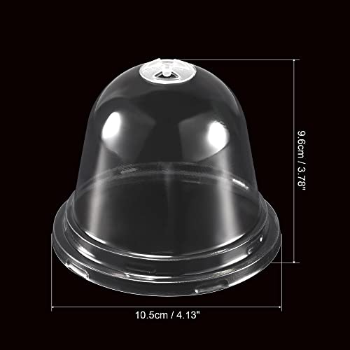 10,5 cm Tuin Bell Dome 10 Packs Ronde Plastic Vochtbescherming Plantenbescherming Hoes voor Garden Greenhouse Clear