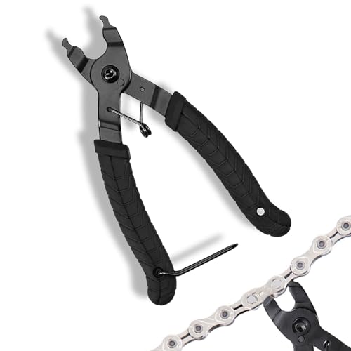 Kettingvergrendelingstangen, kettingvergrendelingstangen, kettingtangen, fietsketting, 2-in-1 opener en tangen, fietskettinggereedschap, mountainbikekettingtangen voor kettingherstel (16,5 cm)