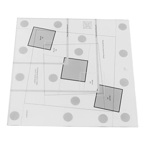 Wonky Log Cabine Trim Tool - 6/8/10 Inch Quilting Ruler voor DIY Naai- en ambachtelijke projecten - voor Quilters en S (6 inch)