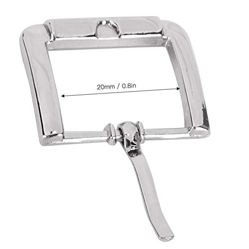 Lederen riemen - 4st 20mm sterke riem Pin Buckle Single Hook voor lederen riem windbreker vervanging DIY Toebehoren 5