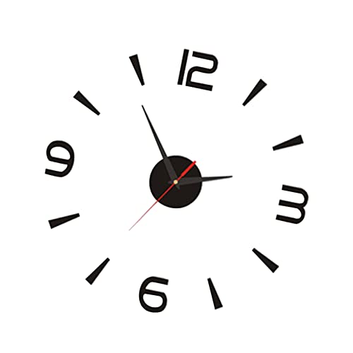 DIY Wandklok 40cm kleine moderne Eenvoudige Europese stijl stil acryl zonder doe-het-zelf 3D Wandklok