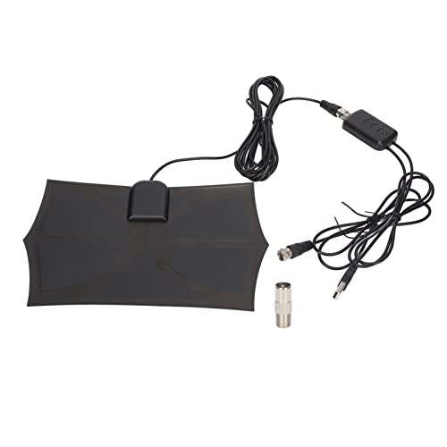 Televisie Antenna, 300 Mile Range Black Digitale TV Antenne Outdoor USB voeding