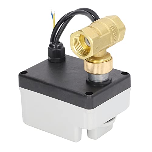1/2" Gemotoriseerde kogelklep, DN15 DC 12V-24V Messing Normaal gesproken gesloten balventiel met 2 Wire setup, volledige poort voor In-Home Water Systems, Automatiseringssystemen