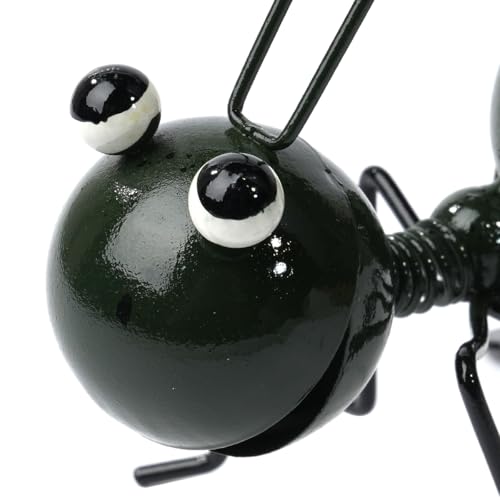 Zee Set van 4 kleurrijke metalen Ant Beeldhouwwerken voor Tuin Decoratie - levendige Outdoor en Binnen Tuin Figuren, Perfect voor Balkon, Patio en Home Decoratie 3