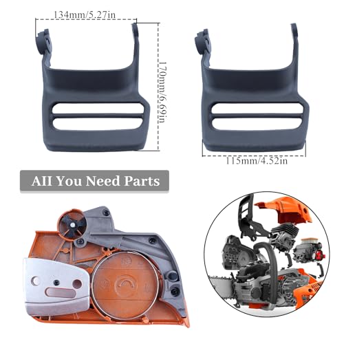 Ketting Sprocket Clutch Cover Brake Hand Guard Lever Set voor Husqvarna 340 345 350 E/EPA Kettingzaag 537 10 78-01,503850901